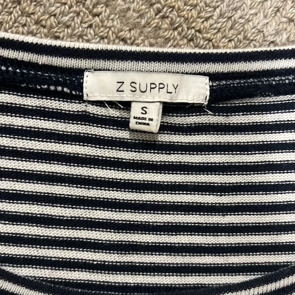 Z Supply the Capri Stripe Ruffle Dress Size small, excellent condition - Picture 5 of 9